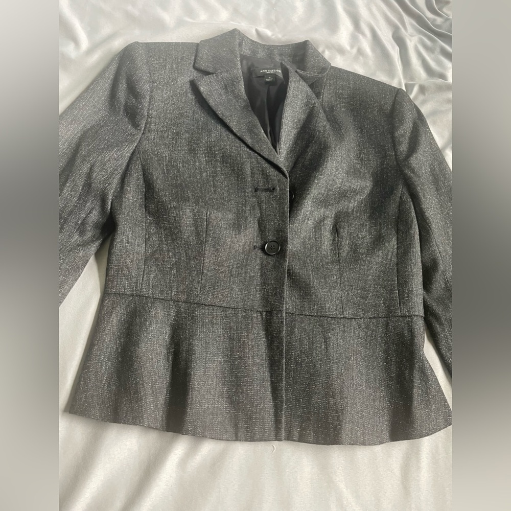 Ann Taylor Peplum Suit Jacket Sz 2